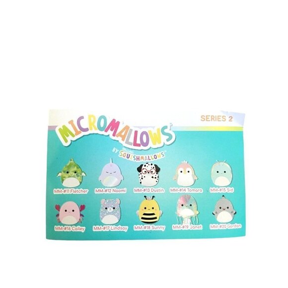 New Squishmallow Series 2 Micromallow MM-#17 Rainbow Leopard Lindsay 2.5” - Picture 5 of 7